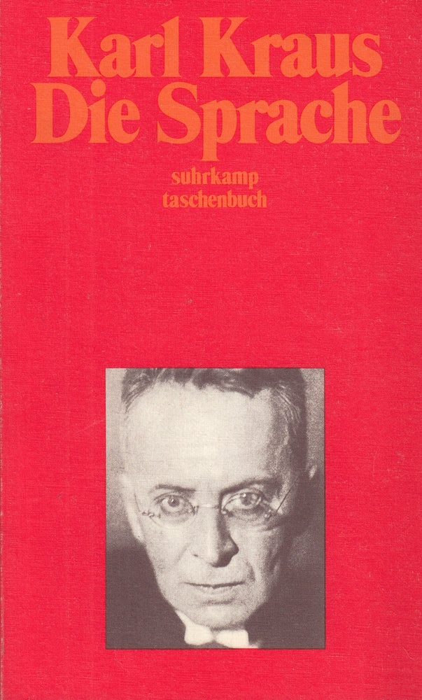 Schriften in den suhrkamp taschenbüchern. Erste Abteilung. Zwölf Bände: Band 7: Die Sprache (suhrkamp taschenbuch)