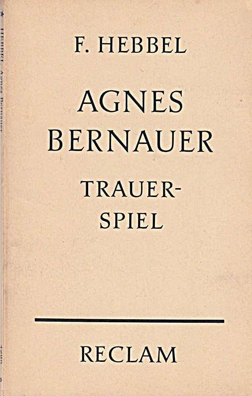 Agnes Bernauer (Reclam)