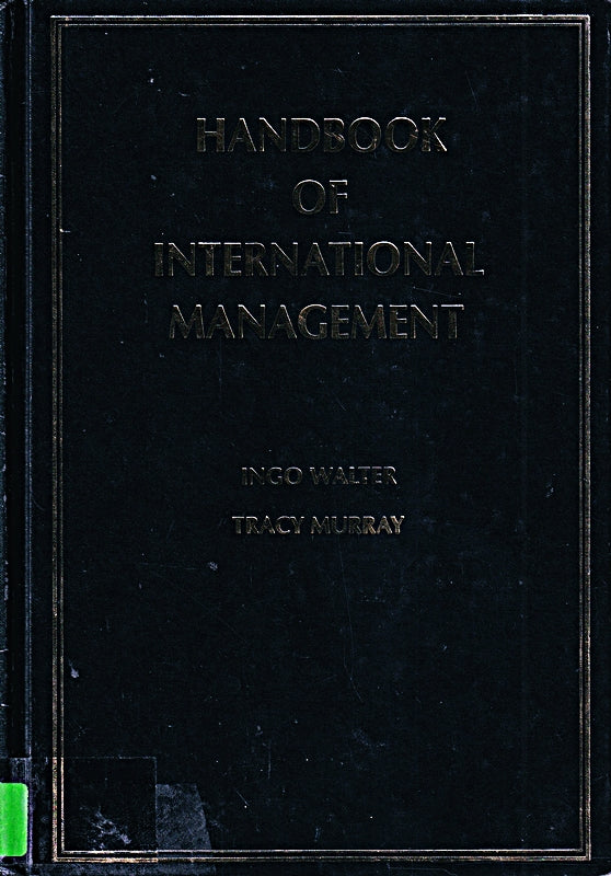 Handbook of International Management