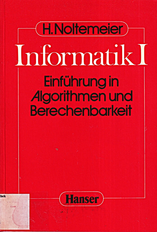 Informatik I: Berechenbarkeit und Algorithmen