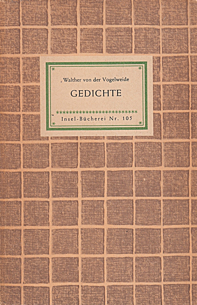 Gedichte und Sprüche Insel - Bücherei Nr. 105