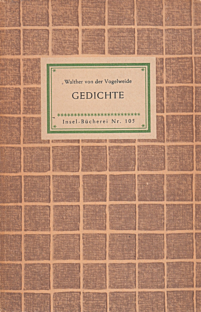 Gedichte und Sprüche Insel - Bücherei Nr. 105