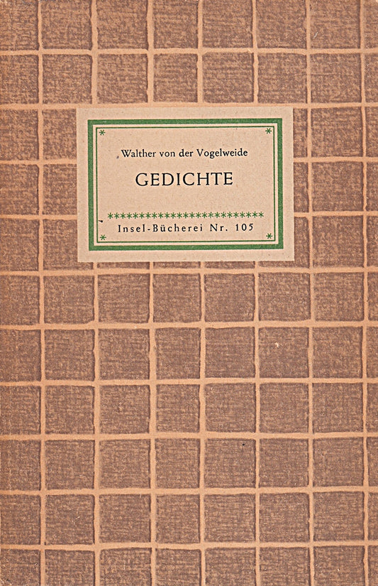 Gedichte und Sprüche Insel - Bücherei Nr. 105