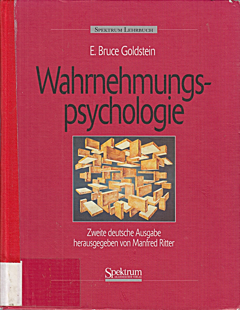 Wahrnehmungspsychologie: Zweite deutsche Auflage herausgegeben von Manfred Ritter
