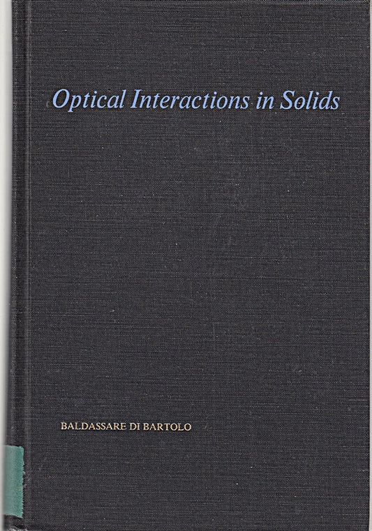 Optical Interactions in Solids