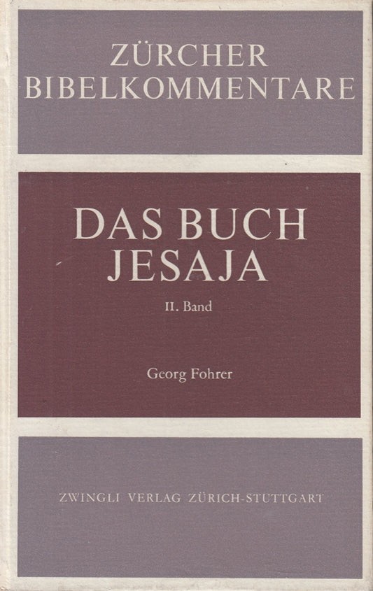 Das Buch Jesaja. Bd. 2. Kap. 24 - 39