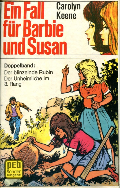 Ein Fall für Barbie und Susan Doppelband 1  Der blinzelnde Rubin. Der Unheimliche im 3. Rang. peb Sonderausgabe 1979  9783536013591   3536013597