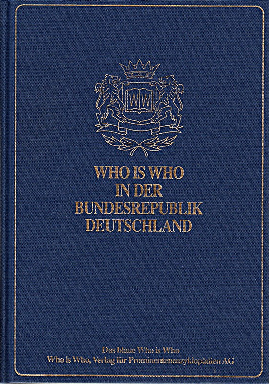 Who is Who in der Bundesrepublik Deutschland. R-Z - III. Ausgabe 1994  Eine Prominentenenzyklopädie mit ca. 25.000 Biographien  teilweise mit Foto von Prominenten in Deutschland.