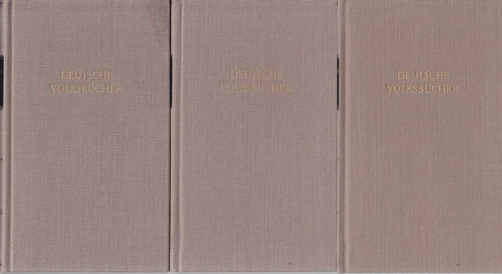 Deutsche Volksbücher in drei Bänden (Bibliothek deutscher Klassiker)