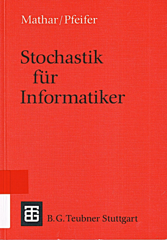 Stochastik für Informatiker (Leitfäden und Monographien der Informatik) (German Edition)