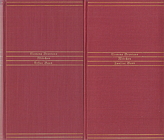 Märchen in zwei Bänden - Die Rheinmärchen - Die italienischen Märchen