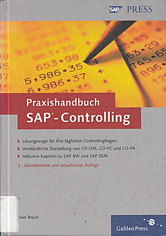 Praxishandbuch SAP-Controlling: Einführung in sinnvolles und effizientes Controlling (SAP PRESS)