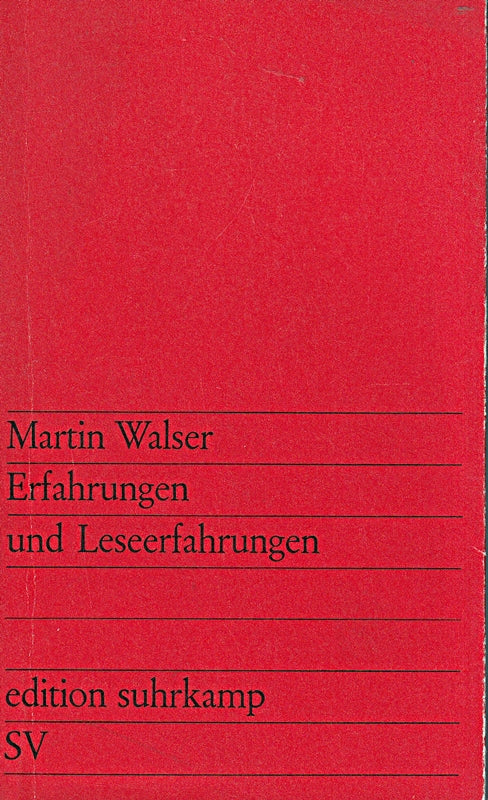 Erfahrungen und Leseerfahrungen