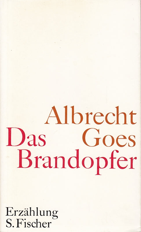 Das Brandopfer - Eine Erzählung