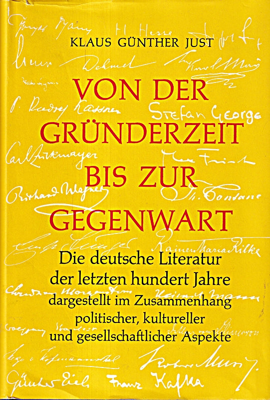 Handbuch der deutschen Literaturgeschichte Abt. 1: Handbuch der deutschen Literaturgeschichte Abt. 1. Bd 4. Von der Gründerzeit bis zur Gegenwart: Bd 4