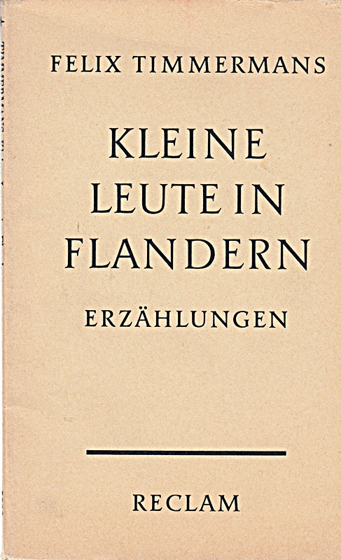 Kleine Leute in Flandern