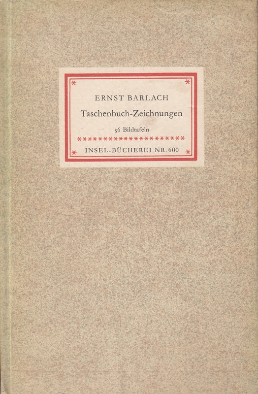 Taschenbuch-Zeichnungen  Mit 36 Bildtafeln 
