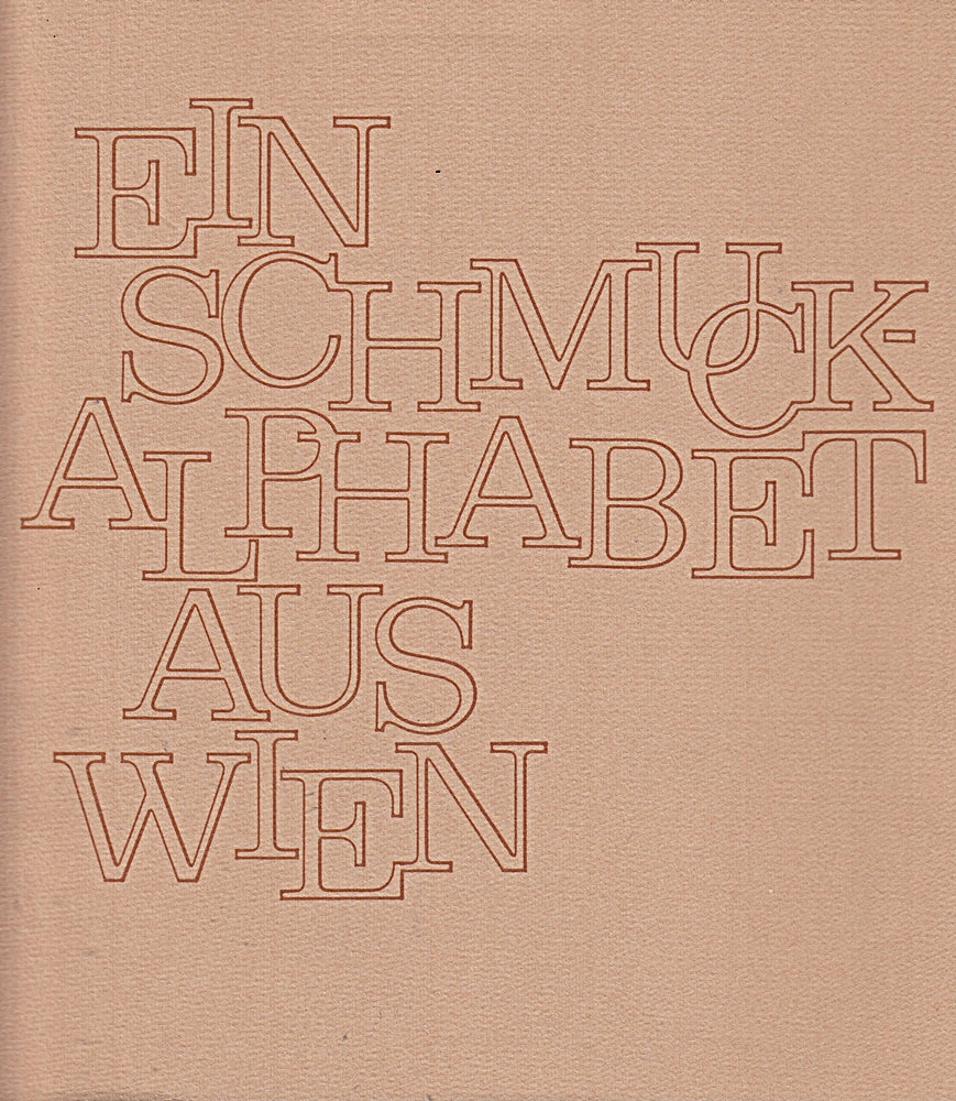 Ein Schmuckalphabet aus Wien
