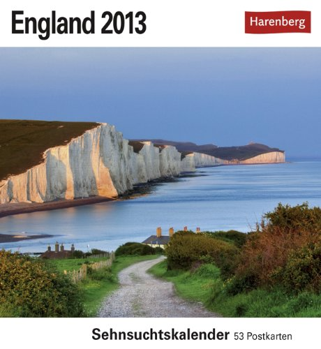 England 2013: Sehnsuchts-Kalender. 53 heraustrennbare Farbpostkarten
