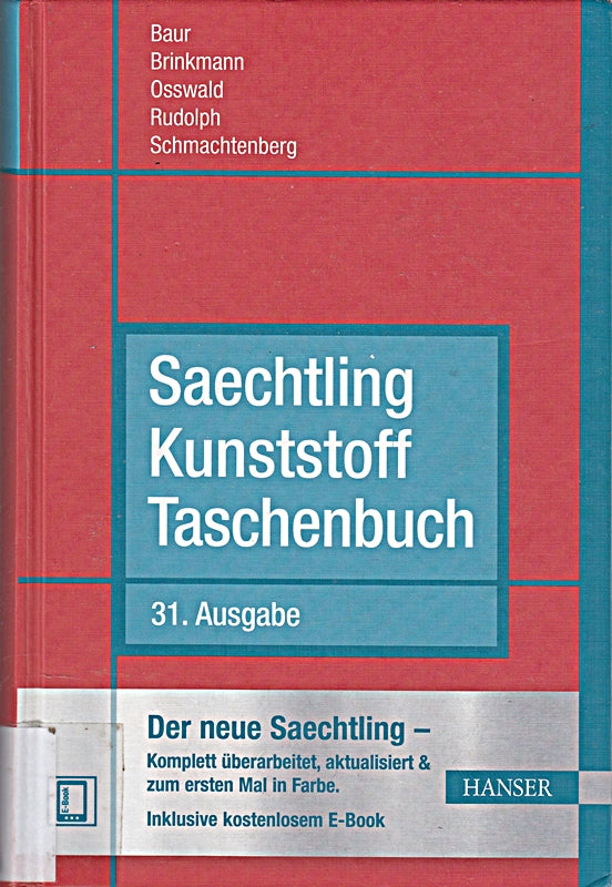 Saechtling Kunststoff Taschenbuch: Inklusive kostenlosem E-Book und Glossary in 7 Sprachen zum Download