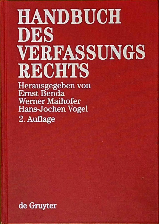 Handbuch des Verfassungsrechts der Bundesrepublik Deutschland