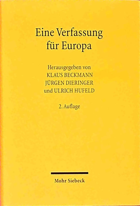 Eine Verfassung für Europa: Z. Tl. in französ. Sprache