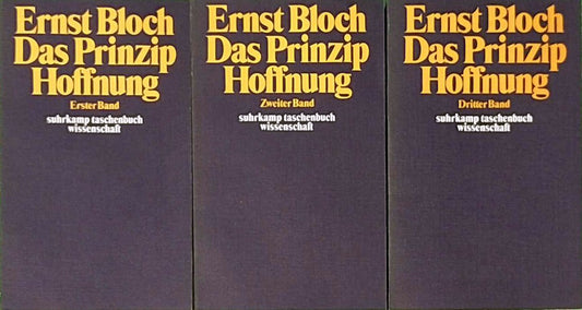 Das Prinzip Hoffnung. 3 Bände