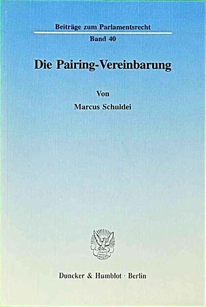 Die Pairing-Vereinbarung