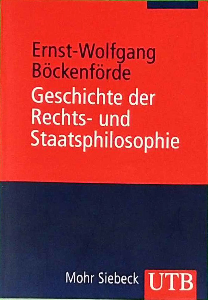 Geschichte der Rechts- und Staatsphilosophie  Antike und Mittelalter
