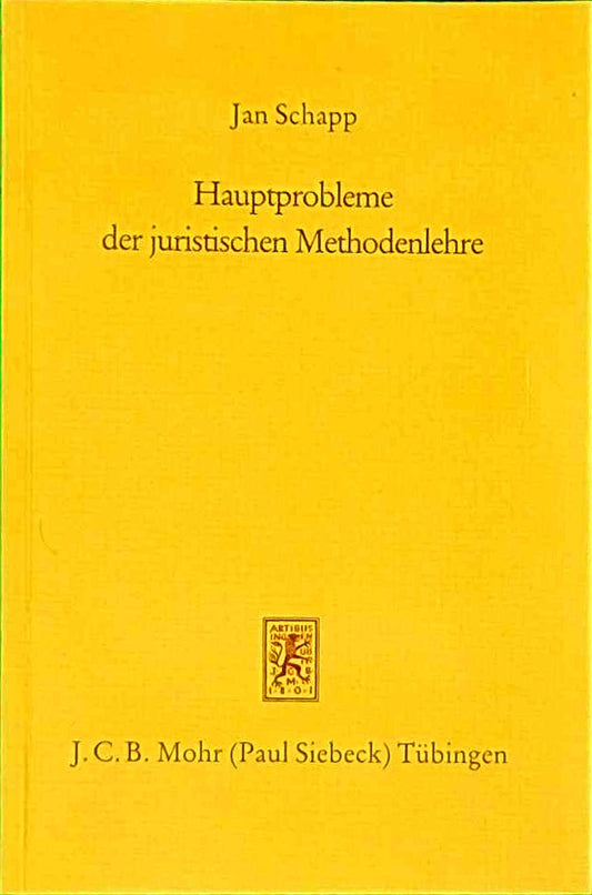 Hauptprobleme der juristischen Methodenlehre