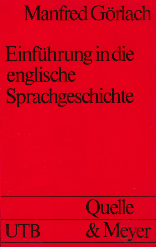 Einfuhrung in die englische Sprachgeschichte (Uni-Taschenbucher ; 383 : Anglisti