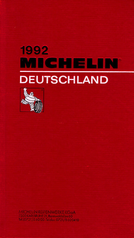 Germany  1982 (Michelin Red Hotel & Restaurant Guides)