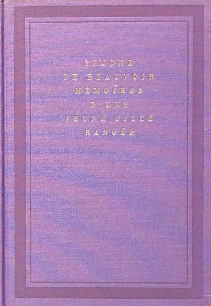 Mémoires d'une jeune fille rangée