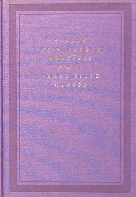 Mémoires d'une jeune fille rangée