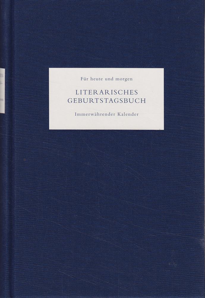 Das literarische Geburtstagsbuch im Radius-Verlag