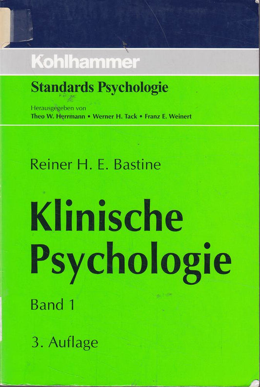 Klinische Psychologie / Grundlagen und Aufgaben  klinischer Psychologie  Definition  Klassifikation und Entstehung psychischer Störungen: Klinische ... der Allgemeinen Klinischen Psychologie