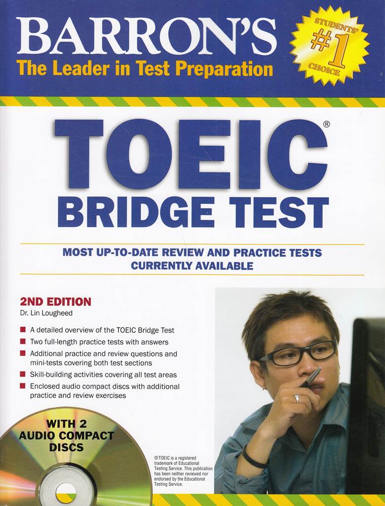 Barron's TOEIC Bridge Test with Audio CDs: Test of English for International Communication (Barron's Toeic Bridge Test: Test for English for Internationa) by Lin Lougheed Ph.D.(2010-04-01)