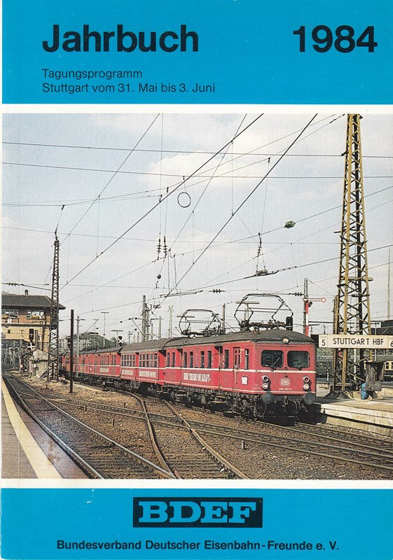Jahrbuch 1984. Tagungsprogramm Stuttgart vom 31. Mai bis 3. Juni