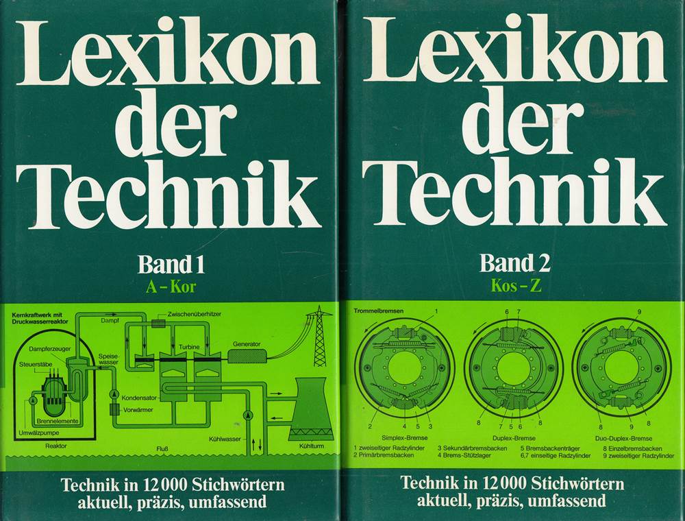 Lexikon der Technik 2. Band Kos-Z. Technik in 12000 Stichwörtern aktuell  präzis  umfassend