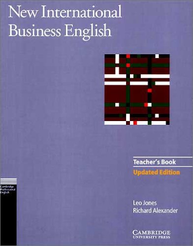 New International Business English  Teacher's Book