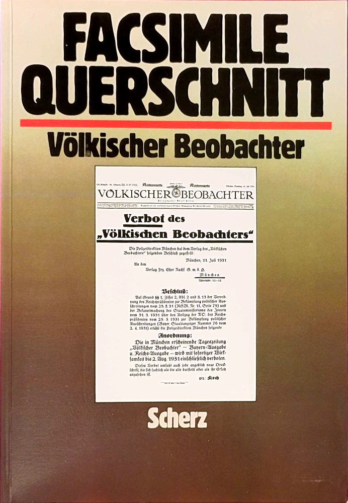 Facsimile-Querschnitt durch den Völkischen Beobachter