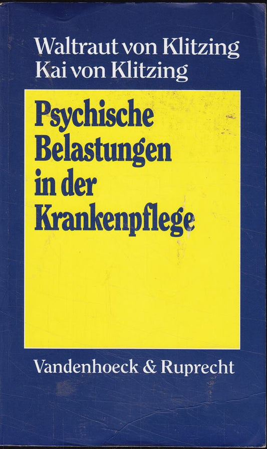 Psychische Belastungen in der Krankenpflege