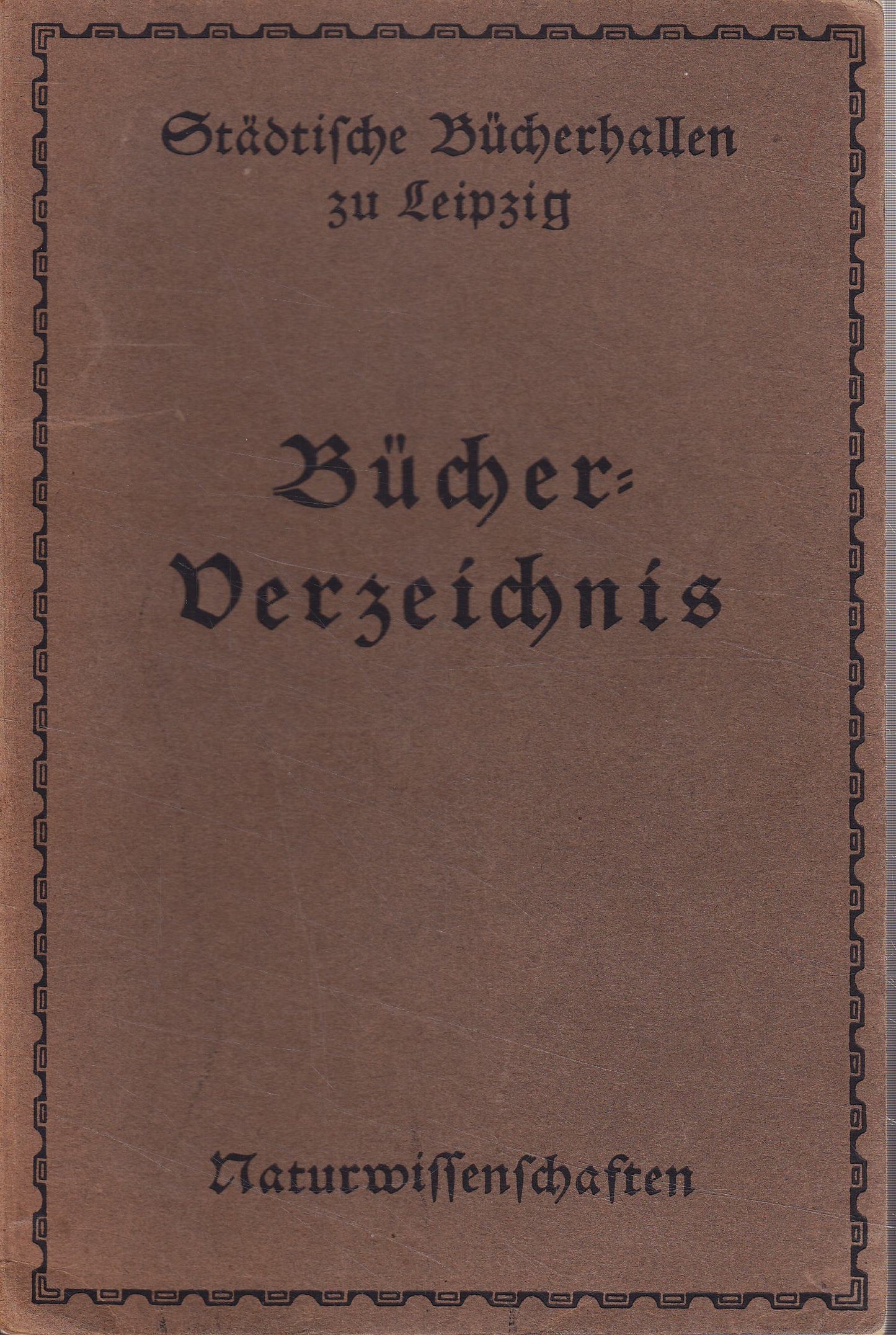 Bücherverzeichnis - Naturwissenschaften
