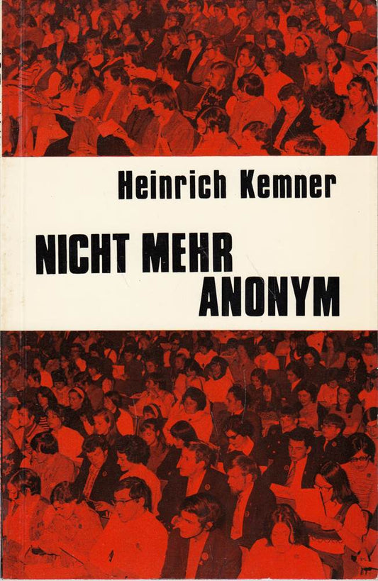 Nicht mehr anonym