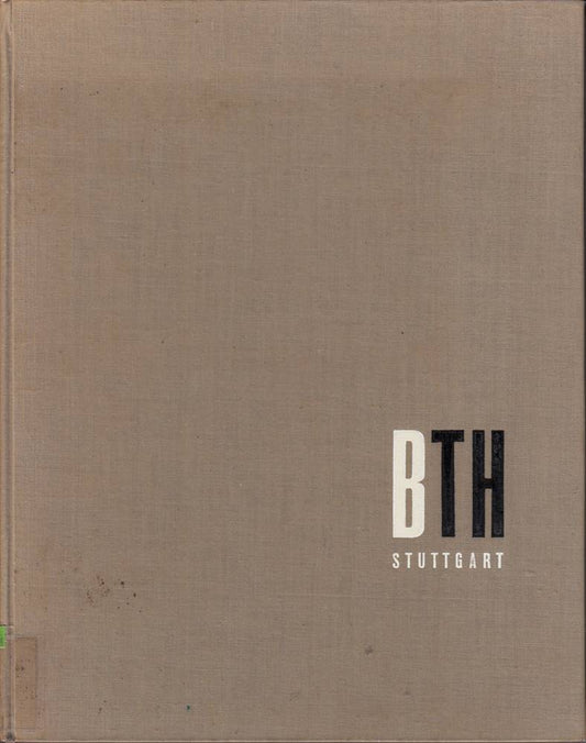 Die Bibliothek der Technischen Hochschule Stuttgart 1962. Mit einer Darstellung ihrer Geschichte von Paul Gehring. Mit zahlreichen s/w-Abbildungen auf Tafeln.