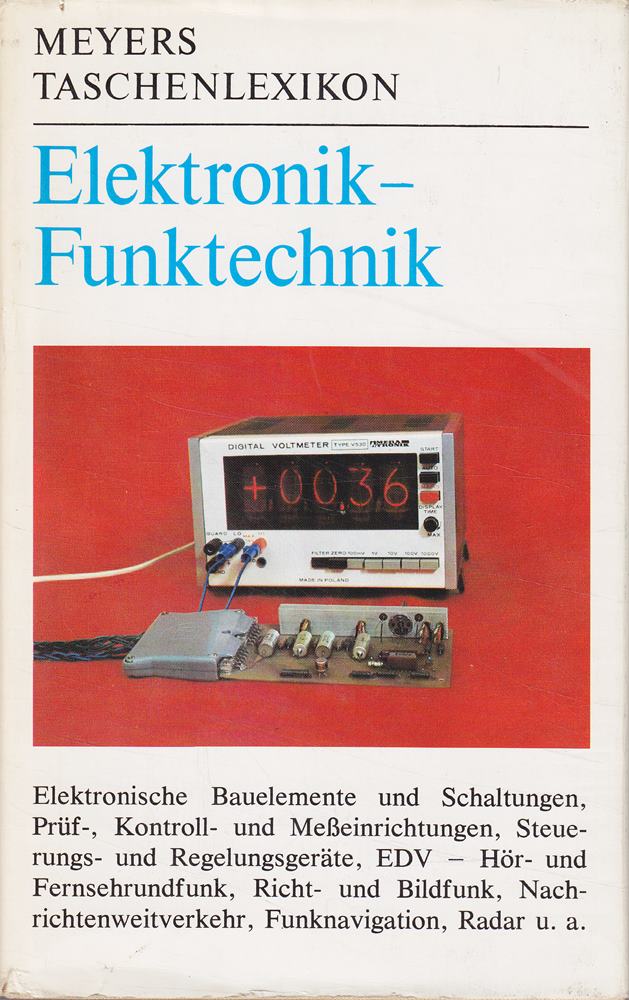 Elektronik  Funktechnik  Meyers Taschenlexikon 