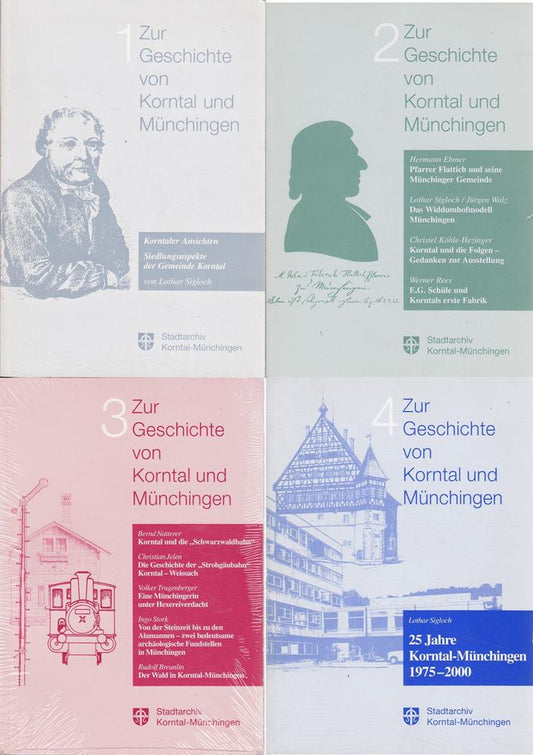 Zur Geschichte von Korntal und Münchingen - Band 1-4