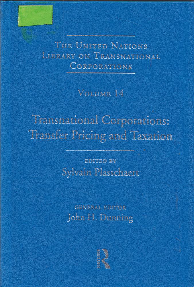 Transnational Corporations: Transfer Pricing and Taxation  - Vol 14