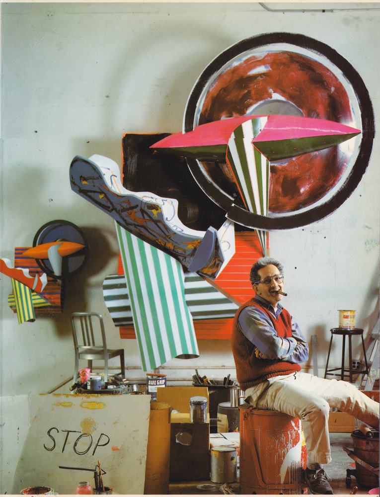 Frank Stella - Black Paintings 1958-1960  Cones and Pillars 1984-1987