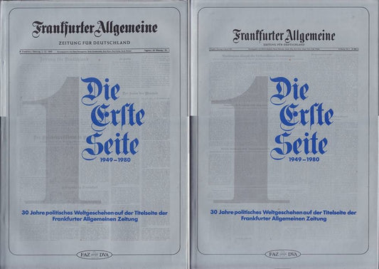 Die Erste Seite  Band I + II: 1949-1980